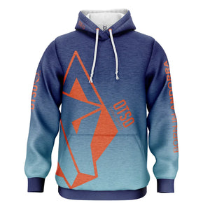 Dessuadora - Navy Blue & Fluo Orange Otso