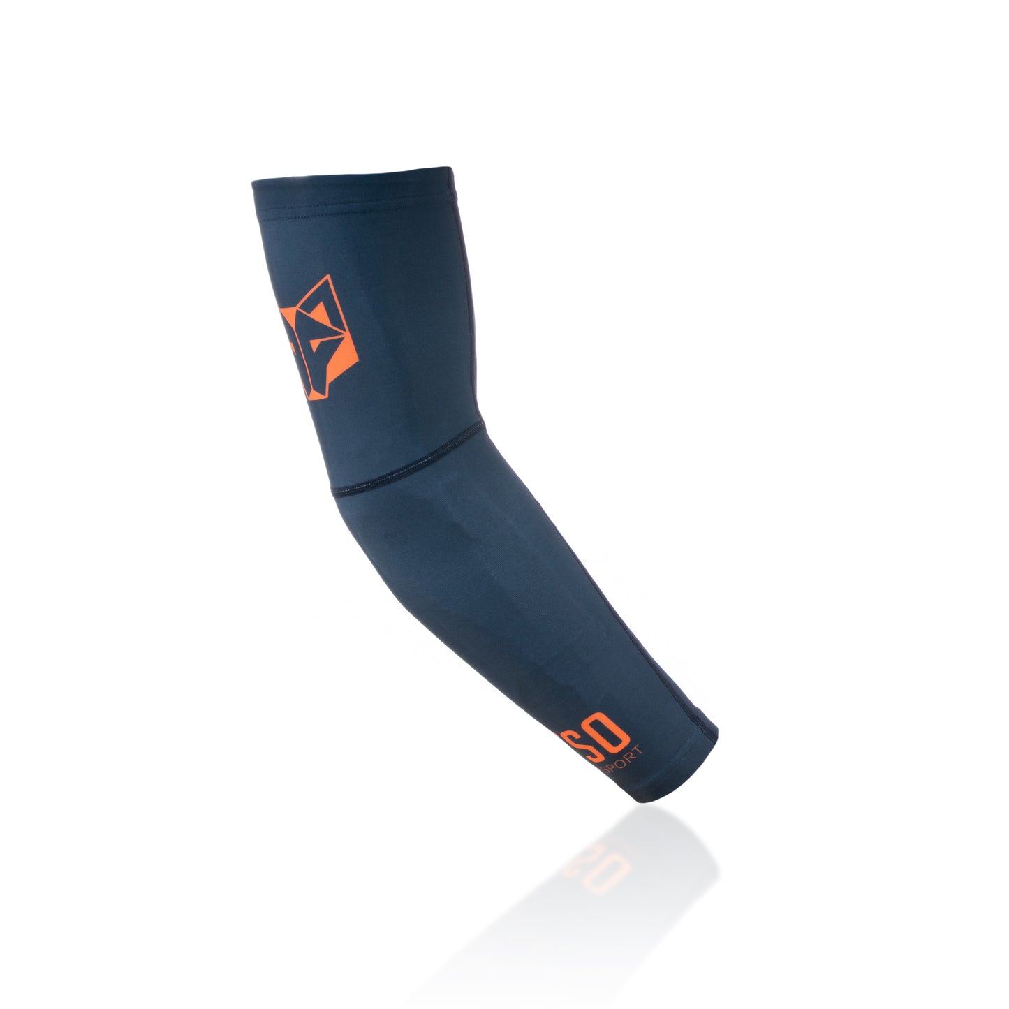 Arm sleeves ultra light - Navy Blue & Fluo Orange