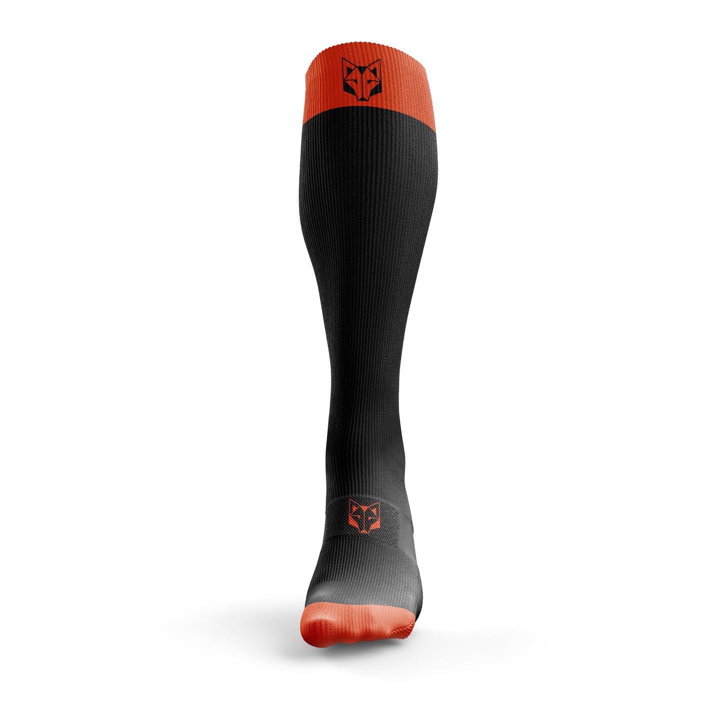Chaussettes Recovery - Black & Fluo Orange