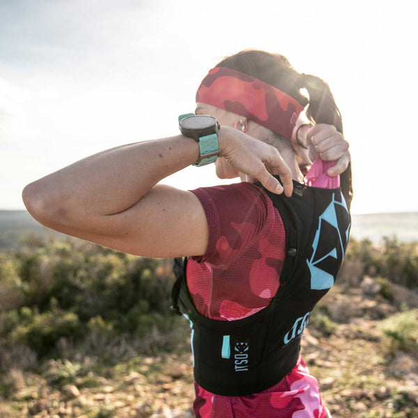 Motxilla trail running - Black & Turquoise