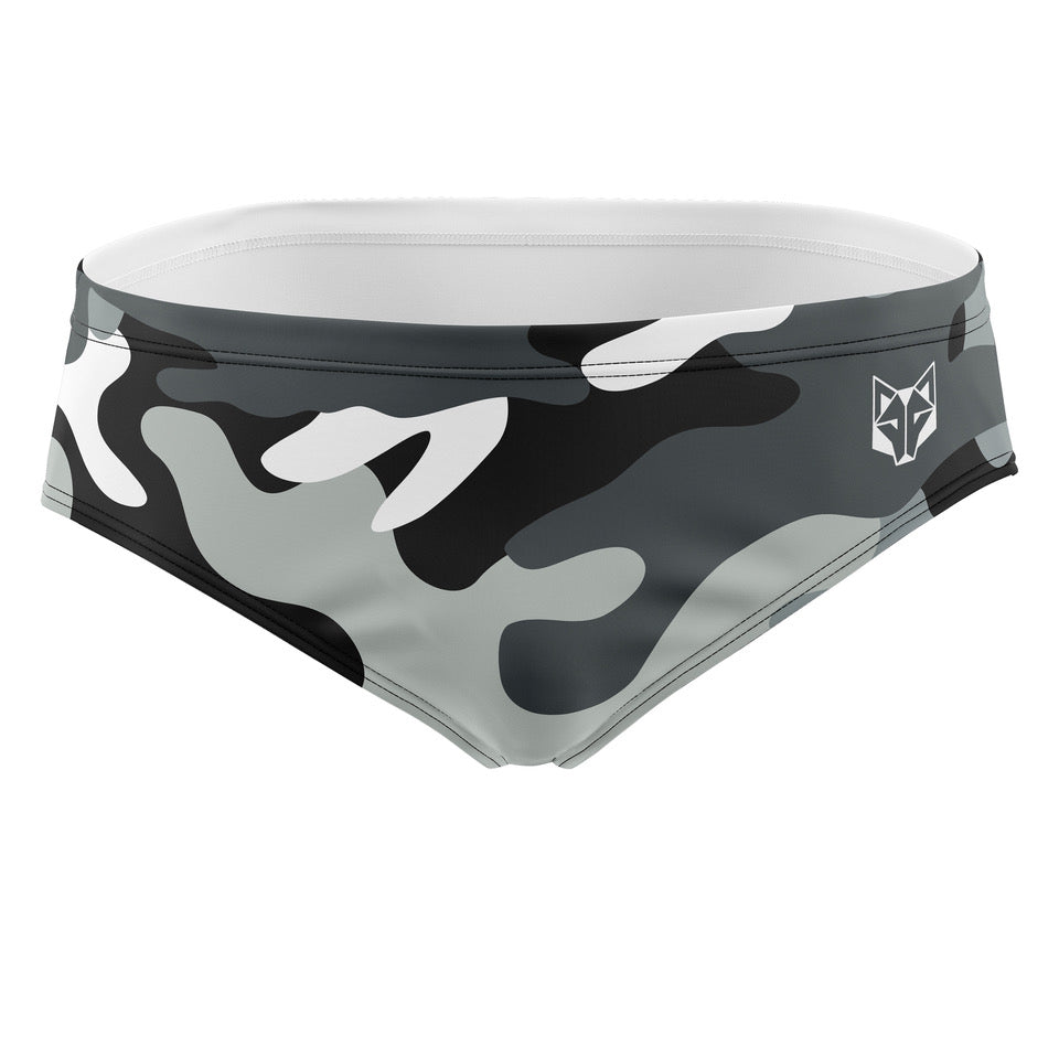 Costumi slip uomo - Grey Camo