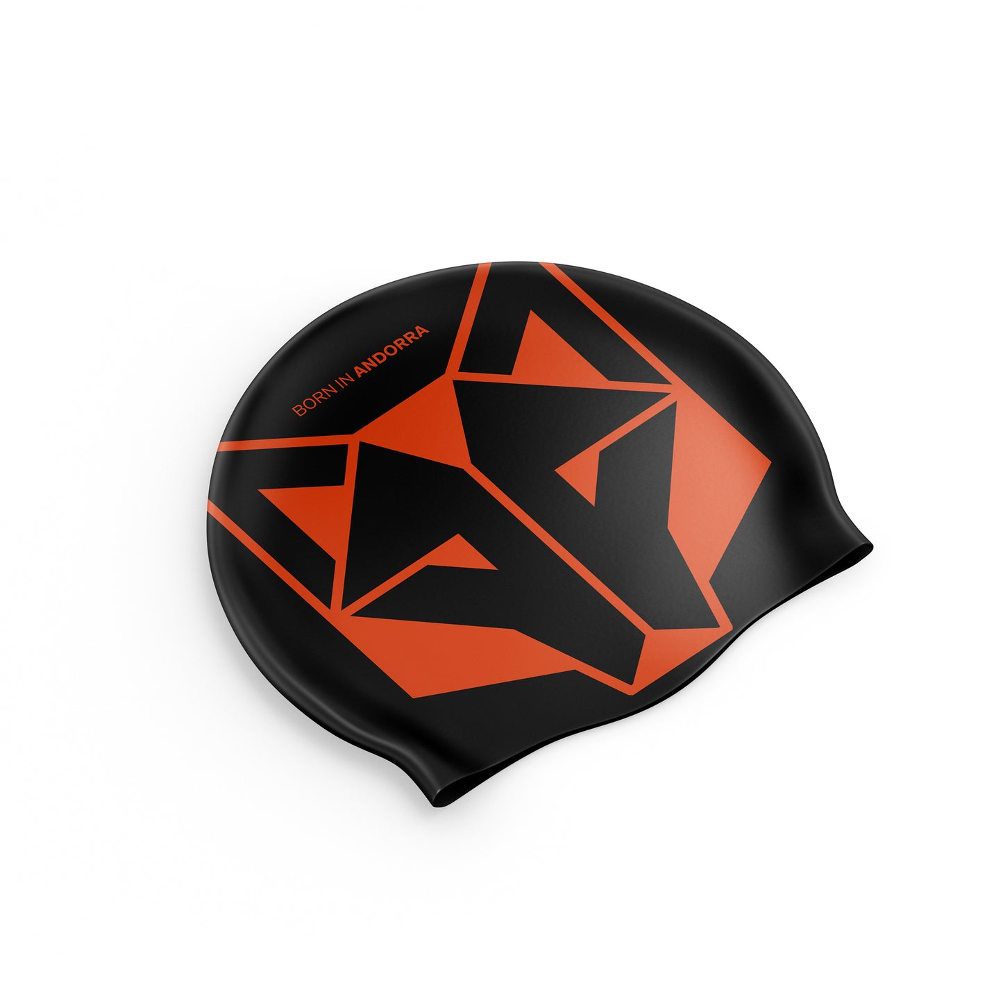 Cappello da nuoto - Nero & Arancione fluo