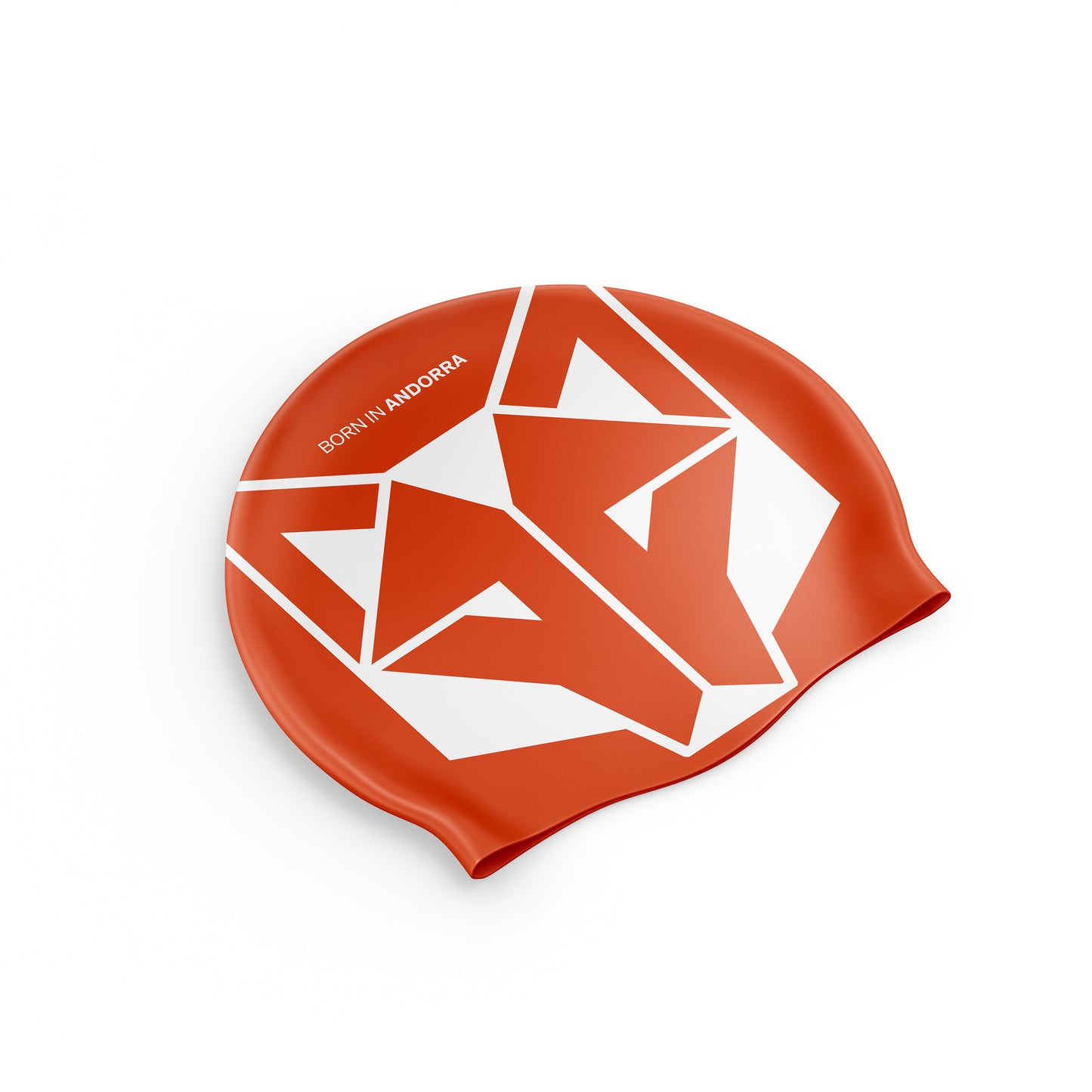 Gorro de natació - Fluo Orange & White