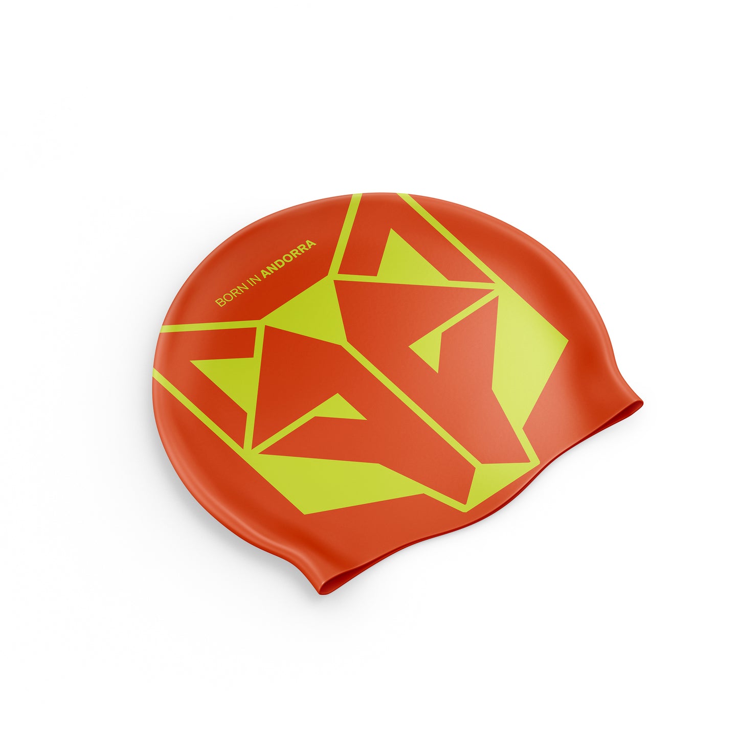 Gorro de natació - Fluo Orange & Fluo Yellow