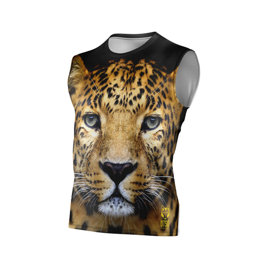 Maglietta senza maniche uomo - Leopardo