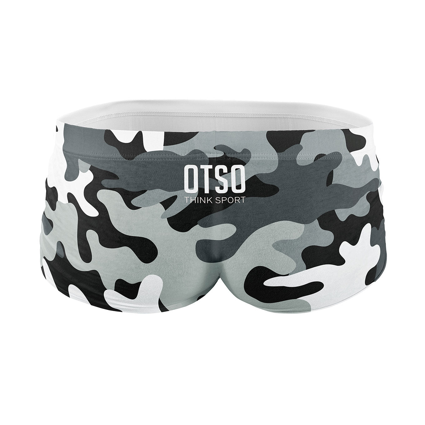 Men's Trunk Swimsuit - Camo Grey