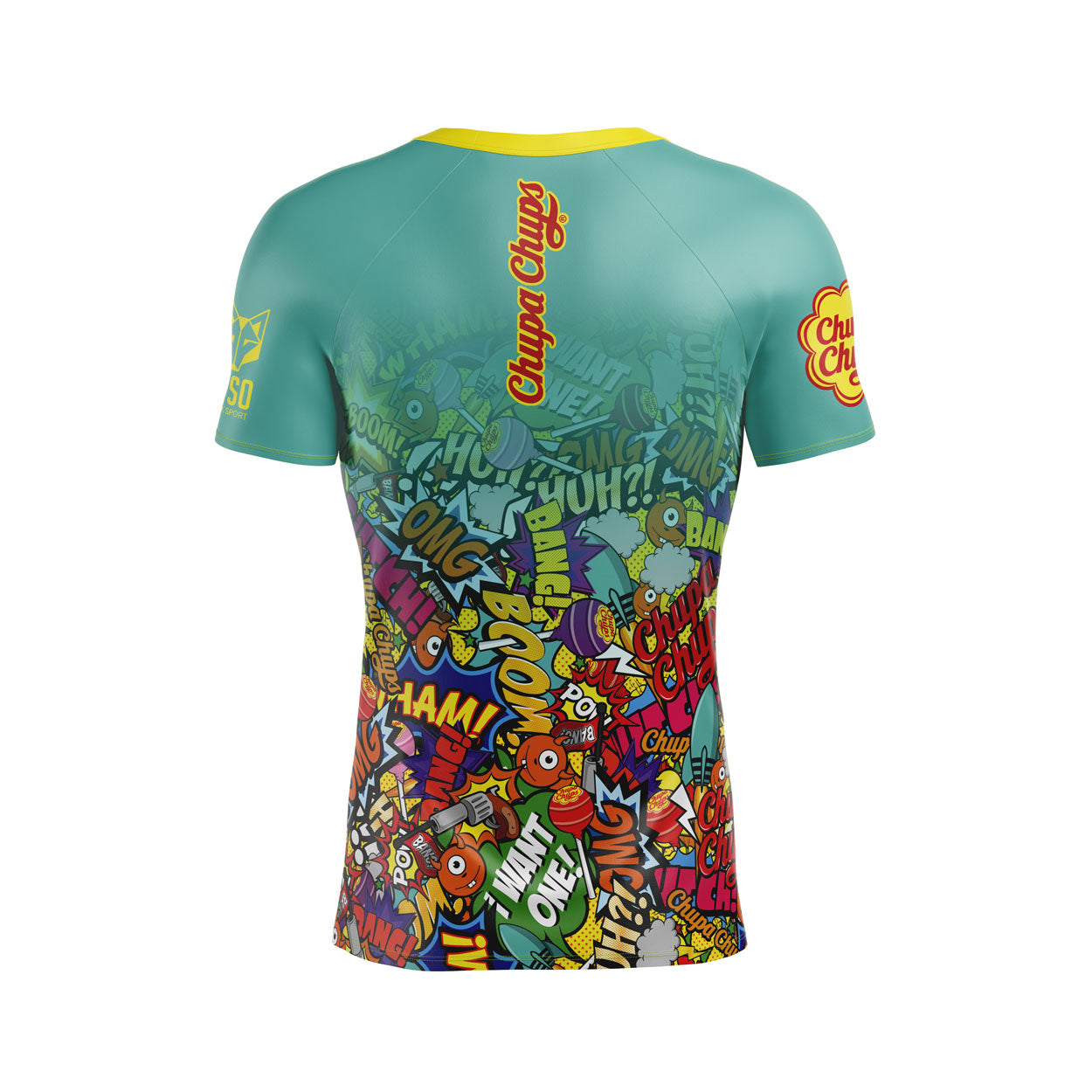 Camiseta de manga curta para homem - Chupa Chups Comic