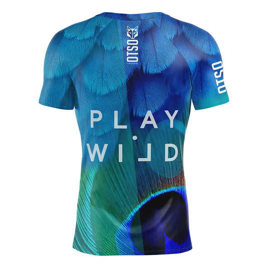 Camiseta de pádel manga corta hombre - Blue Birds (Outlet)