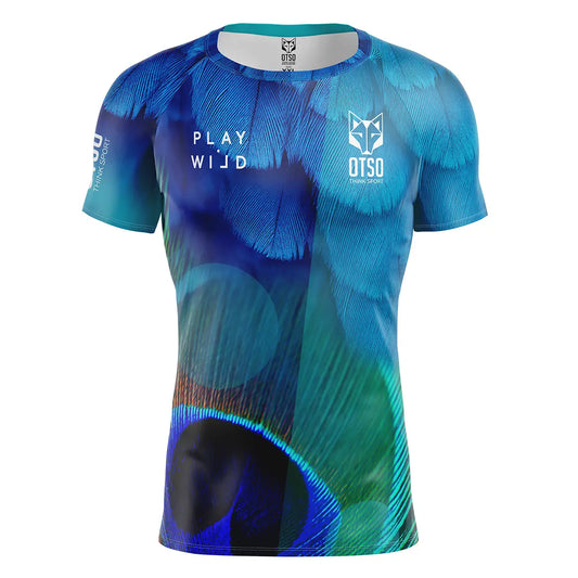 Camiseta de pádel manga corta hombre - Blue Birds (Outlet)