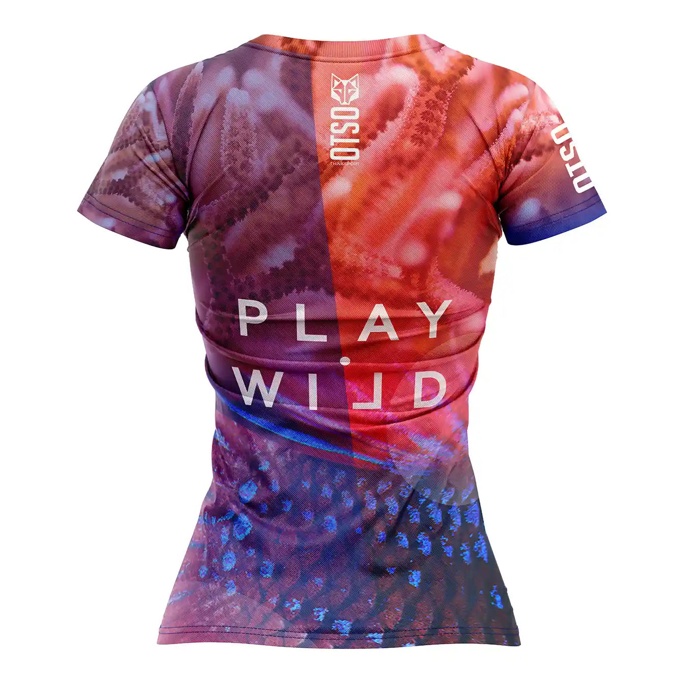 Short Sleeve Paddle Shirt Women - Coral (Outlet)