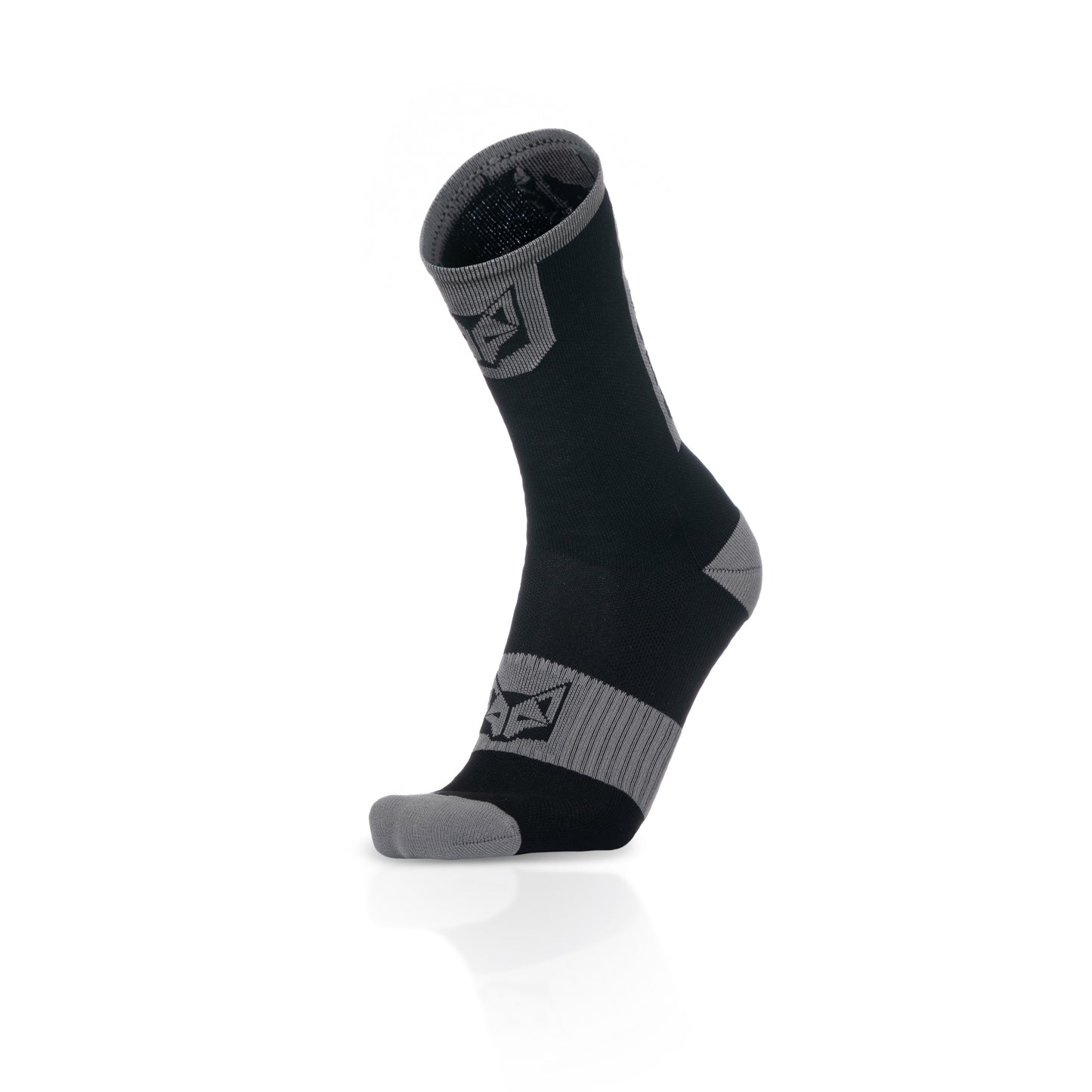Calzini da ciclismo - Black & Silver Grey