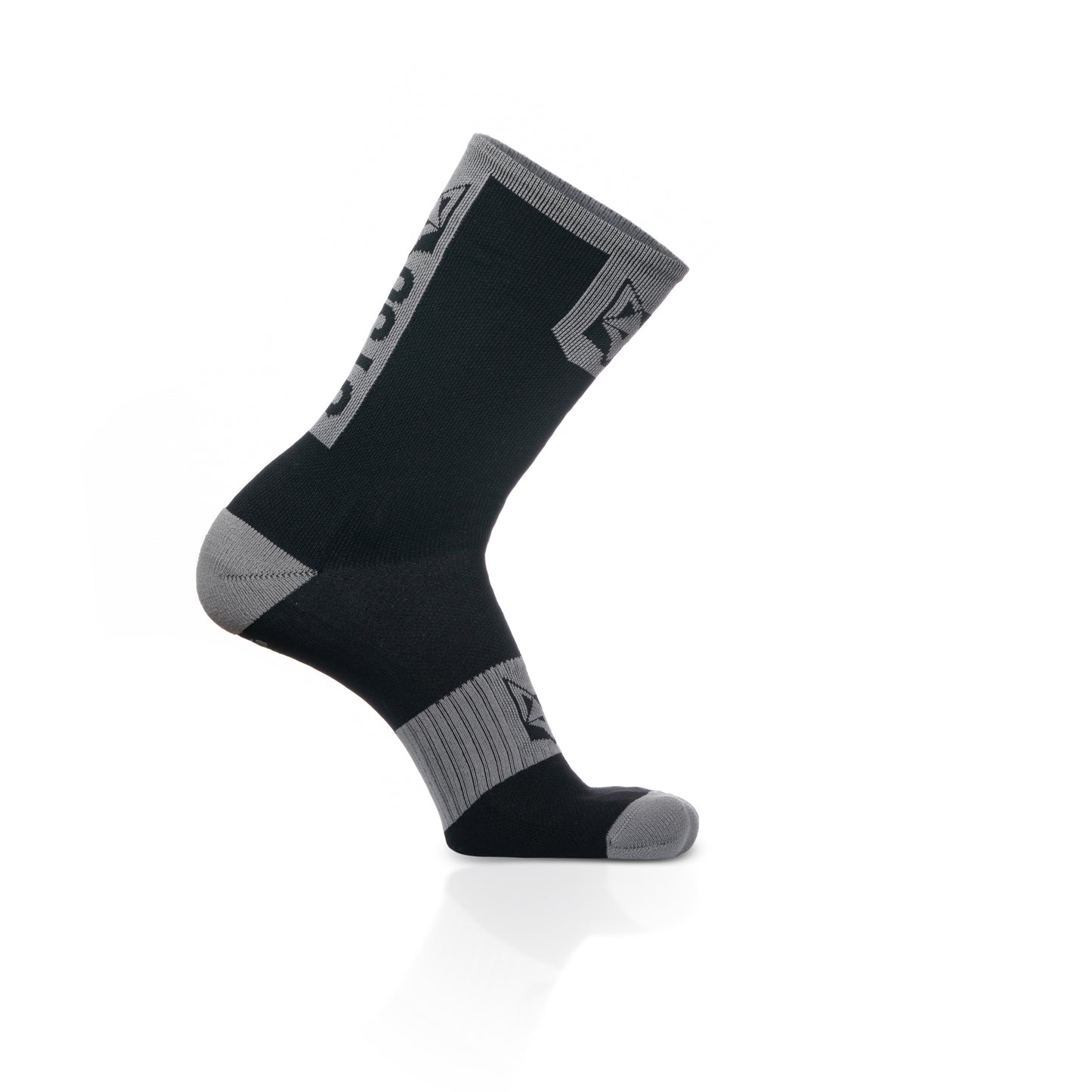 Calzini da ciclismo - Black & Silver Grey