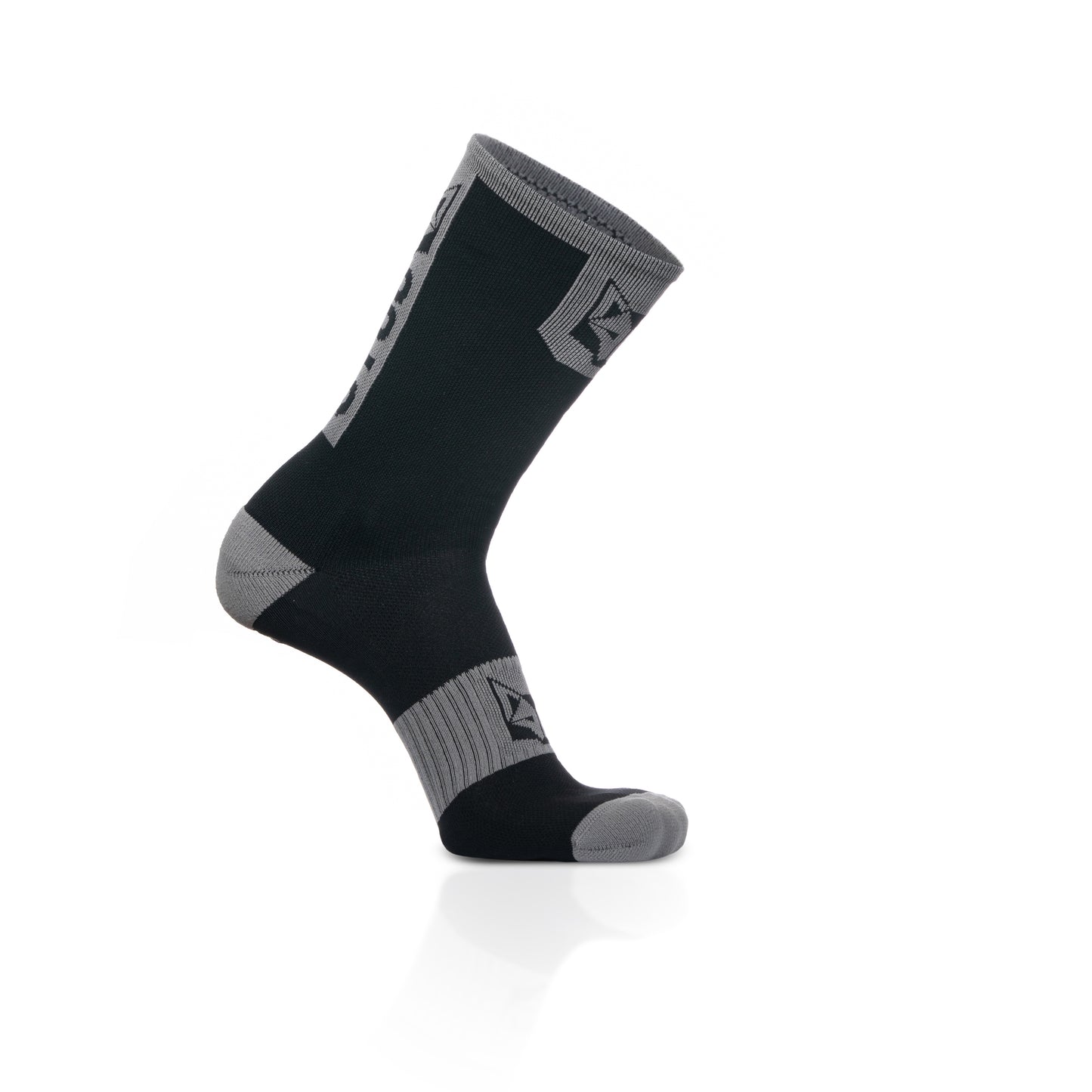 Calzini da ciclismo - Black & Silver Grey