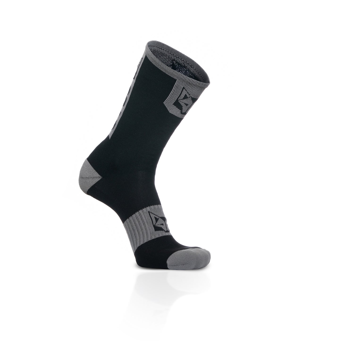 Calzini da ciclismo - Black & Silver Grey