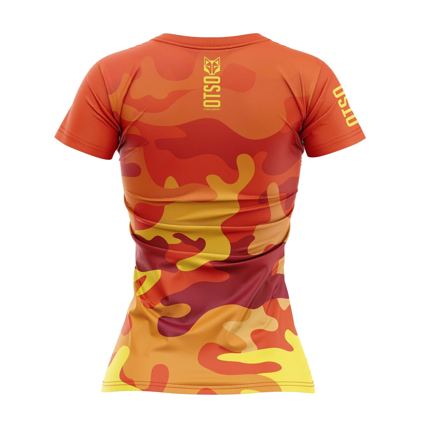 T-shirt manches courtes femme - Camo Orange (Outlet)