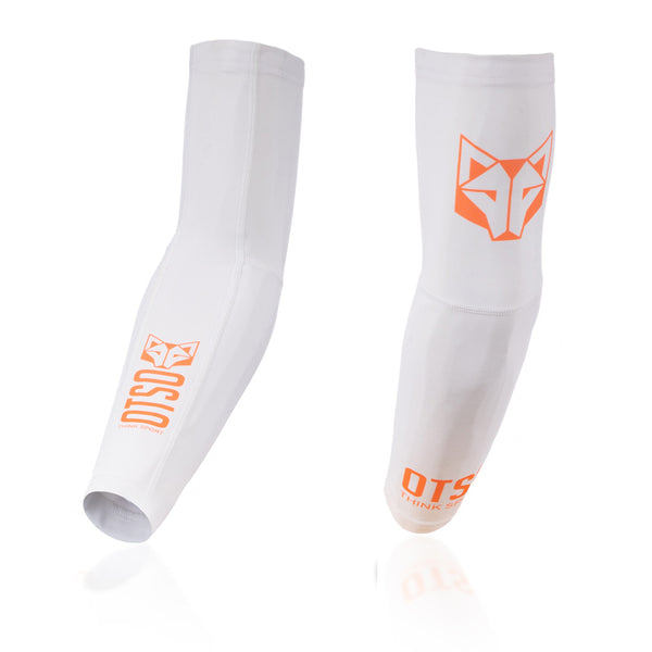 Manguitos UltraLight - Blanc i taronja fluorescents