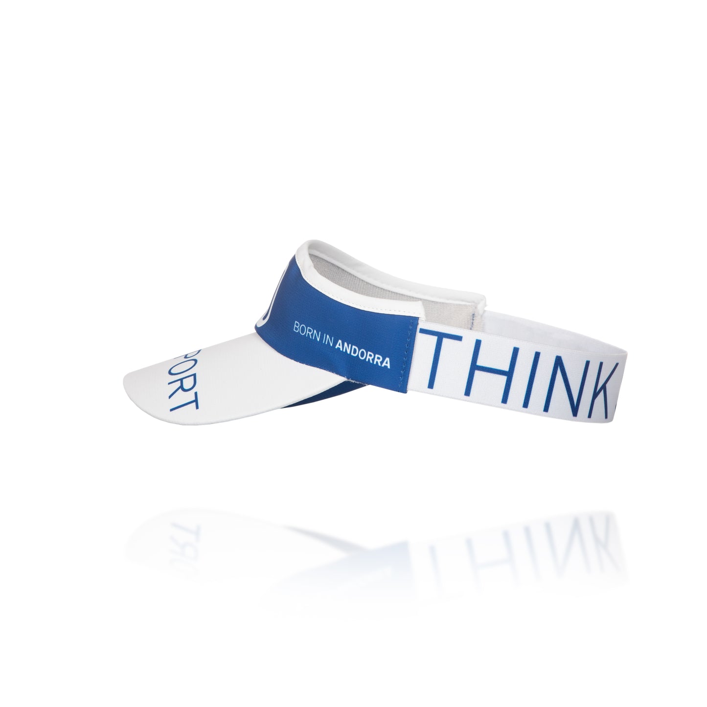 Visière - Electric Blue & White