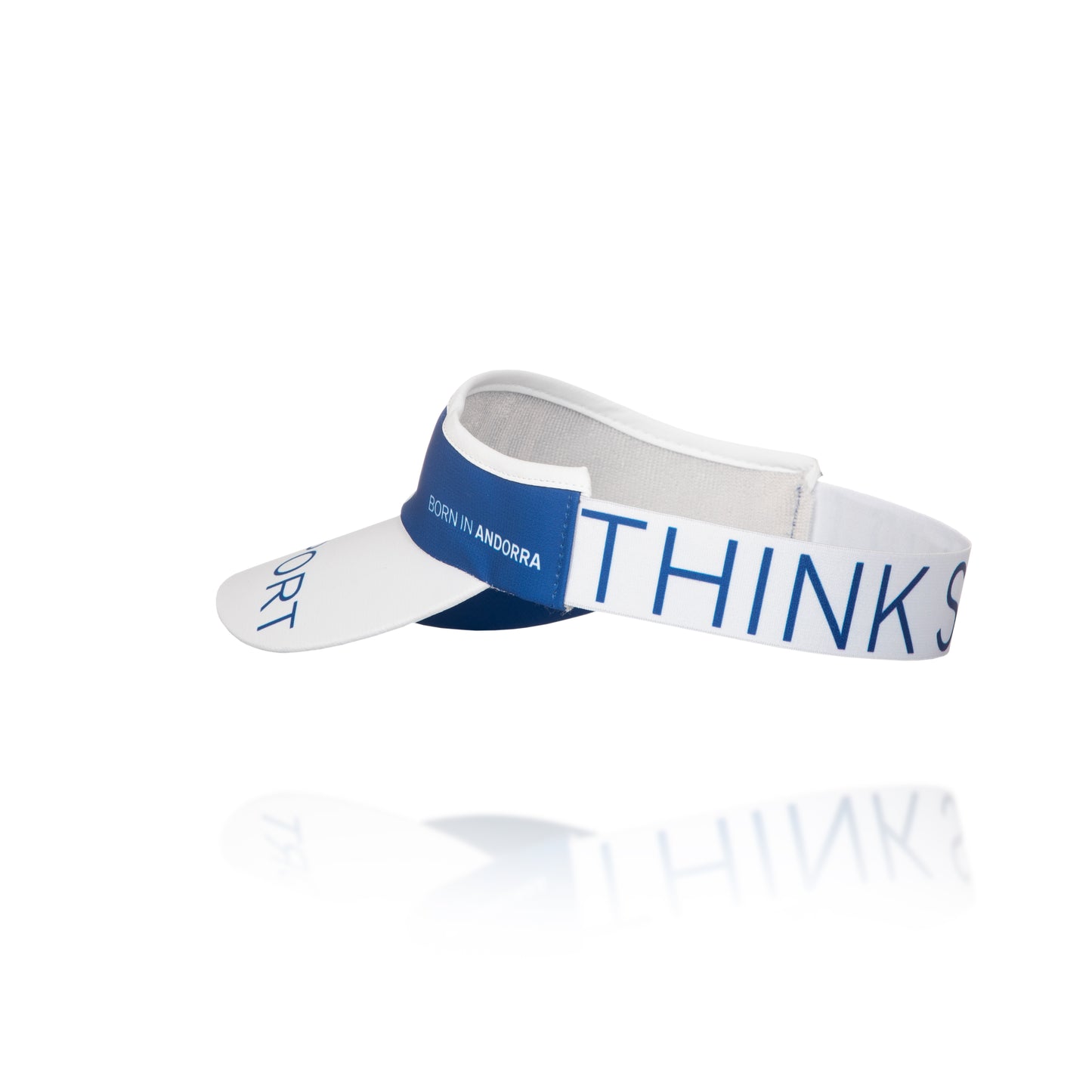 Visière - Electric Blue & White
