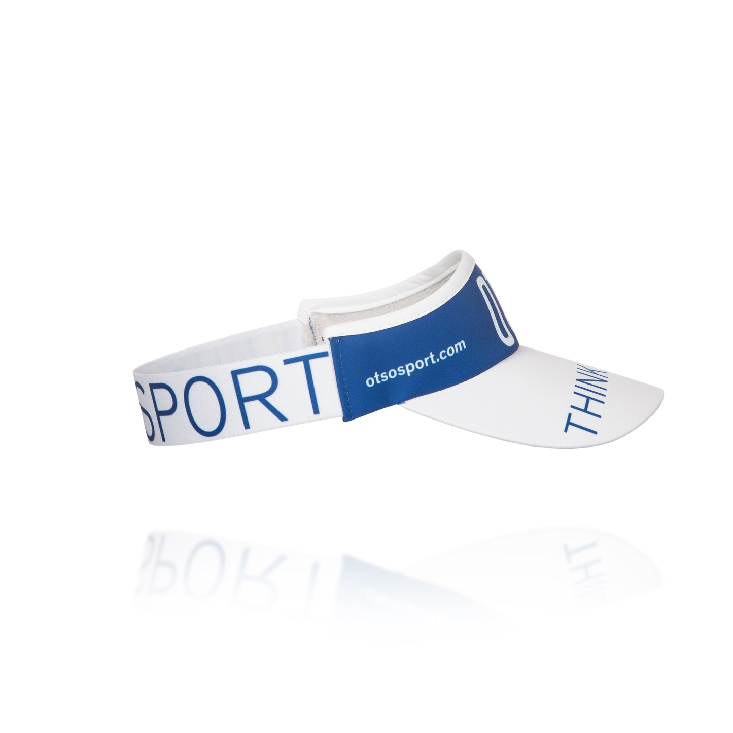 Visière - Electric Blue & White