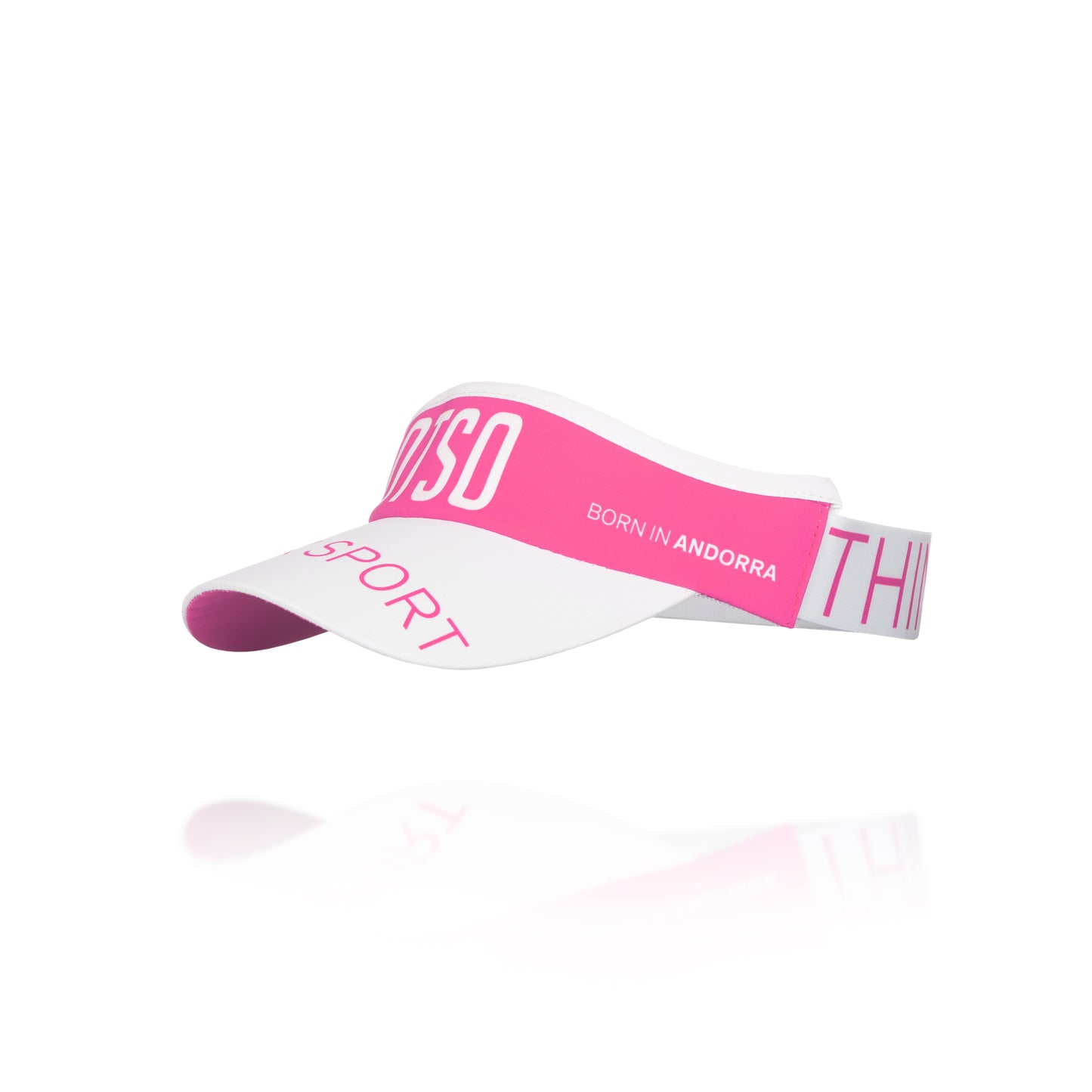 Visor - Fluo Pink & White