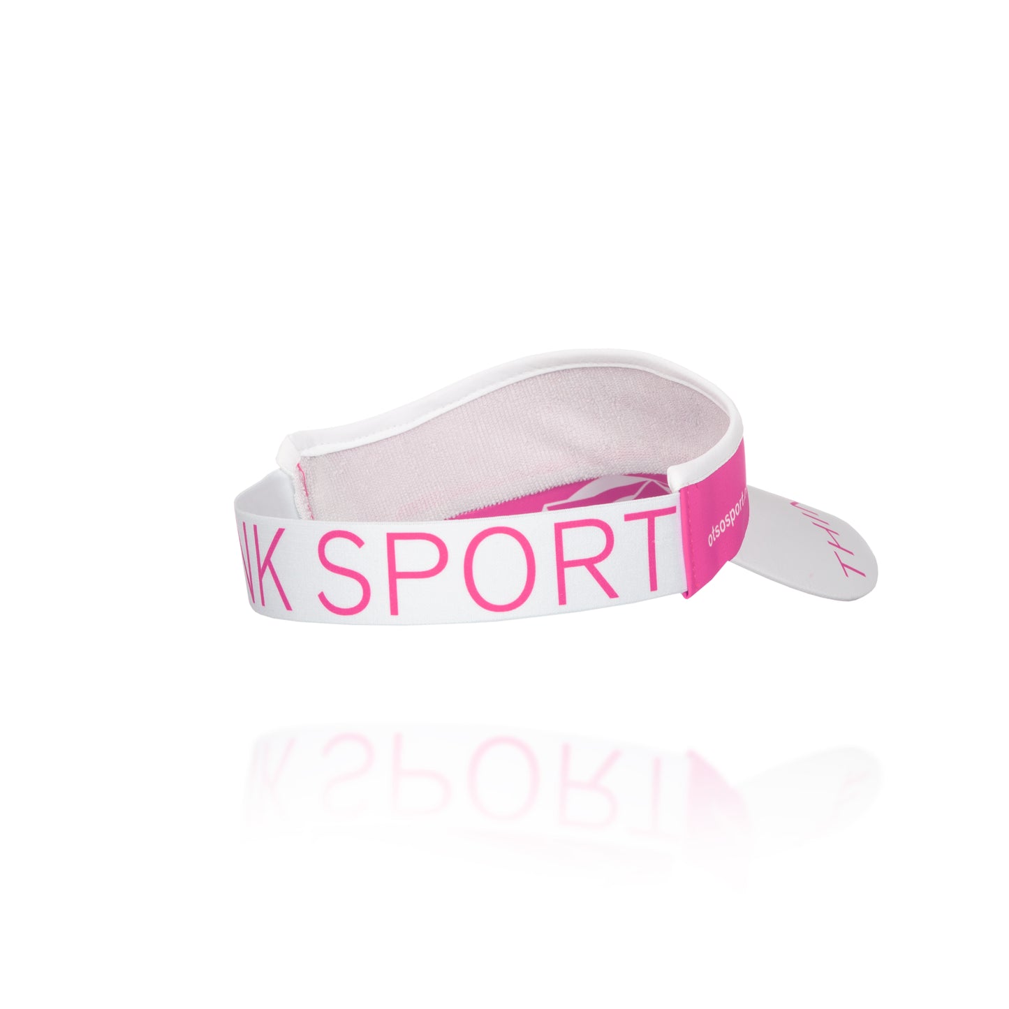 Visor - Fluo Pink & White