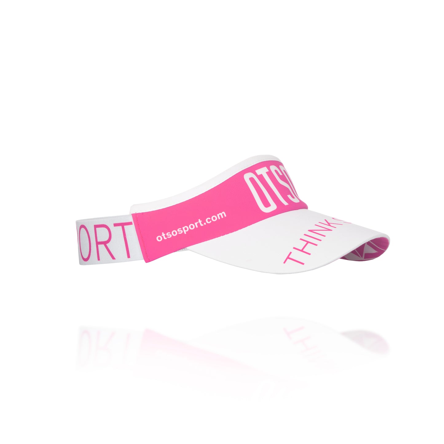 Visor - Fluo Pink & White