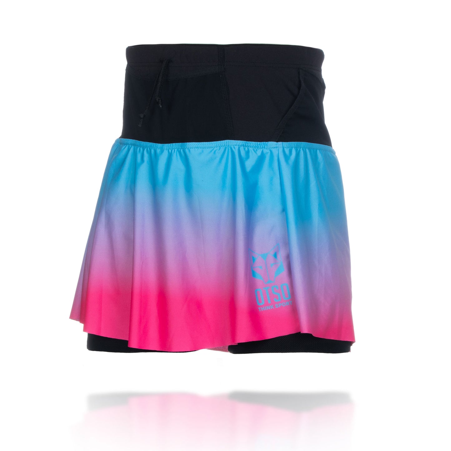 Saia feminina - Light Blue & Fluo Pink
