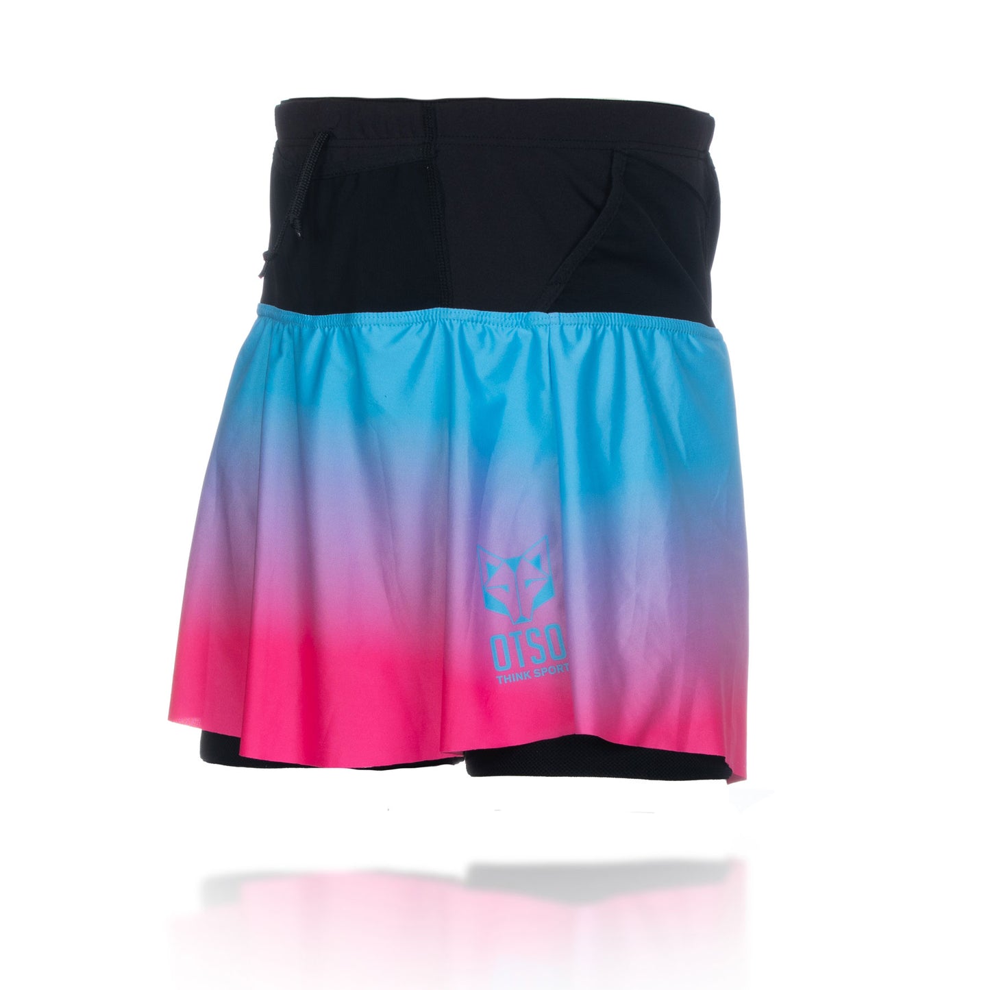 Saia feminina - Light Blue & Fluo Pink