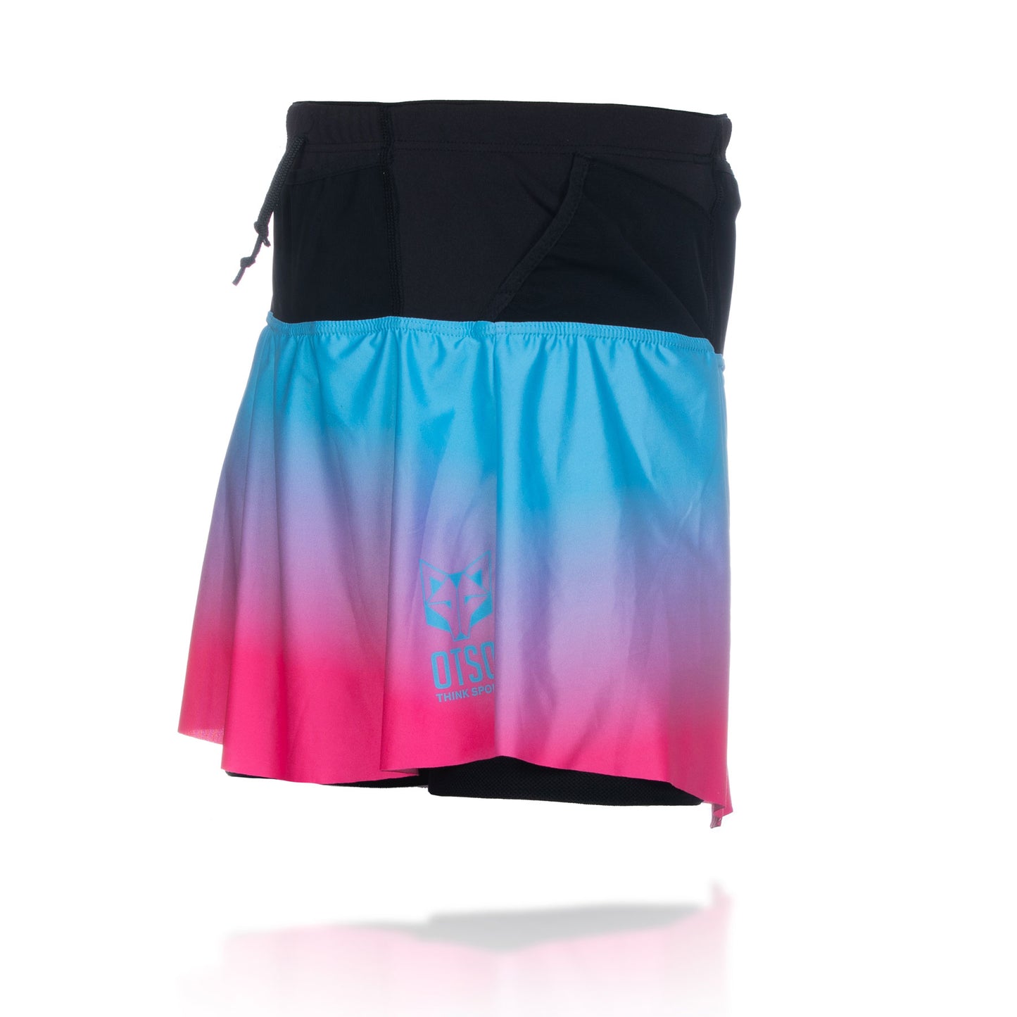 Saia feminina - Light Blue & Fluo Pink