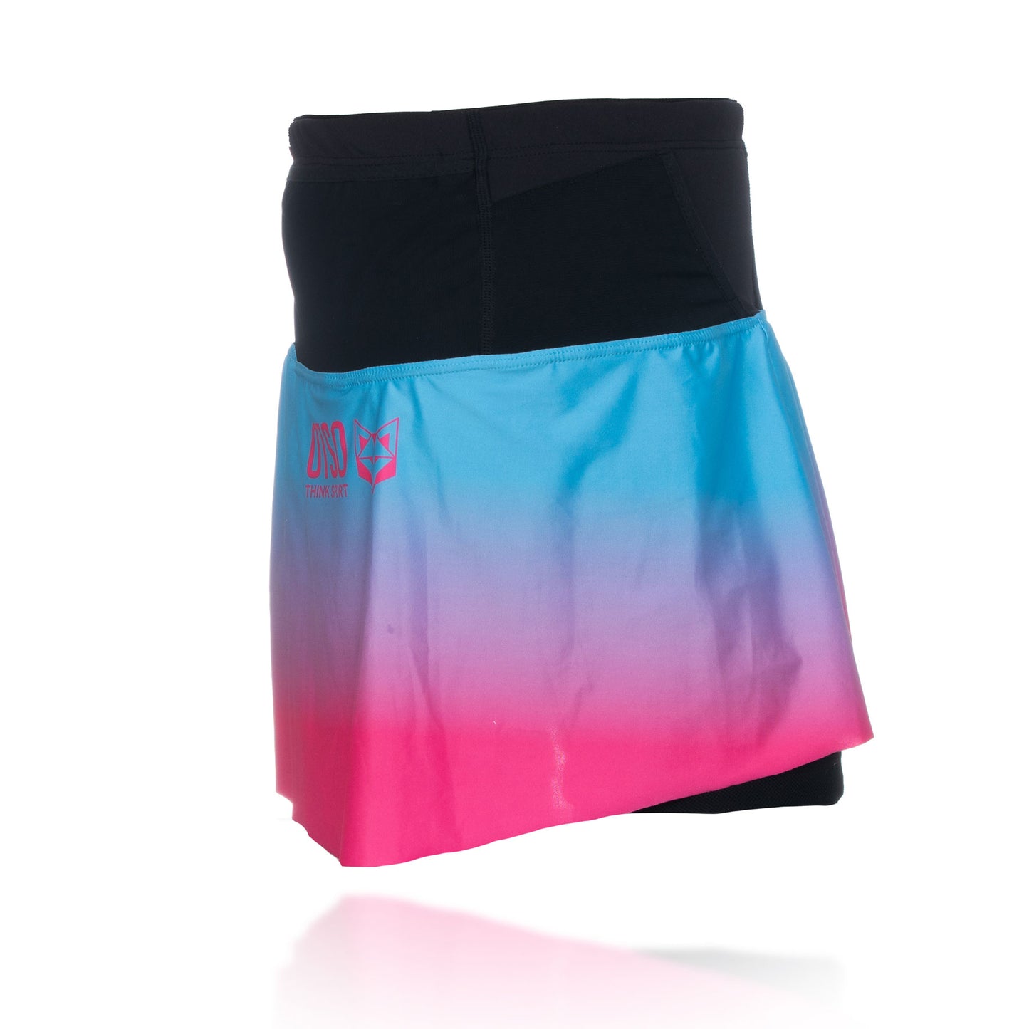 Saia feminina - Light Blue & Fluo Pink