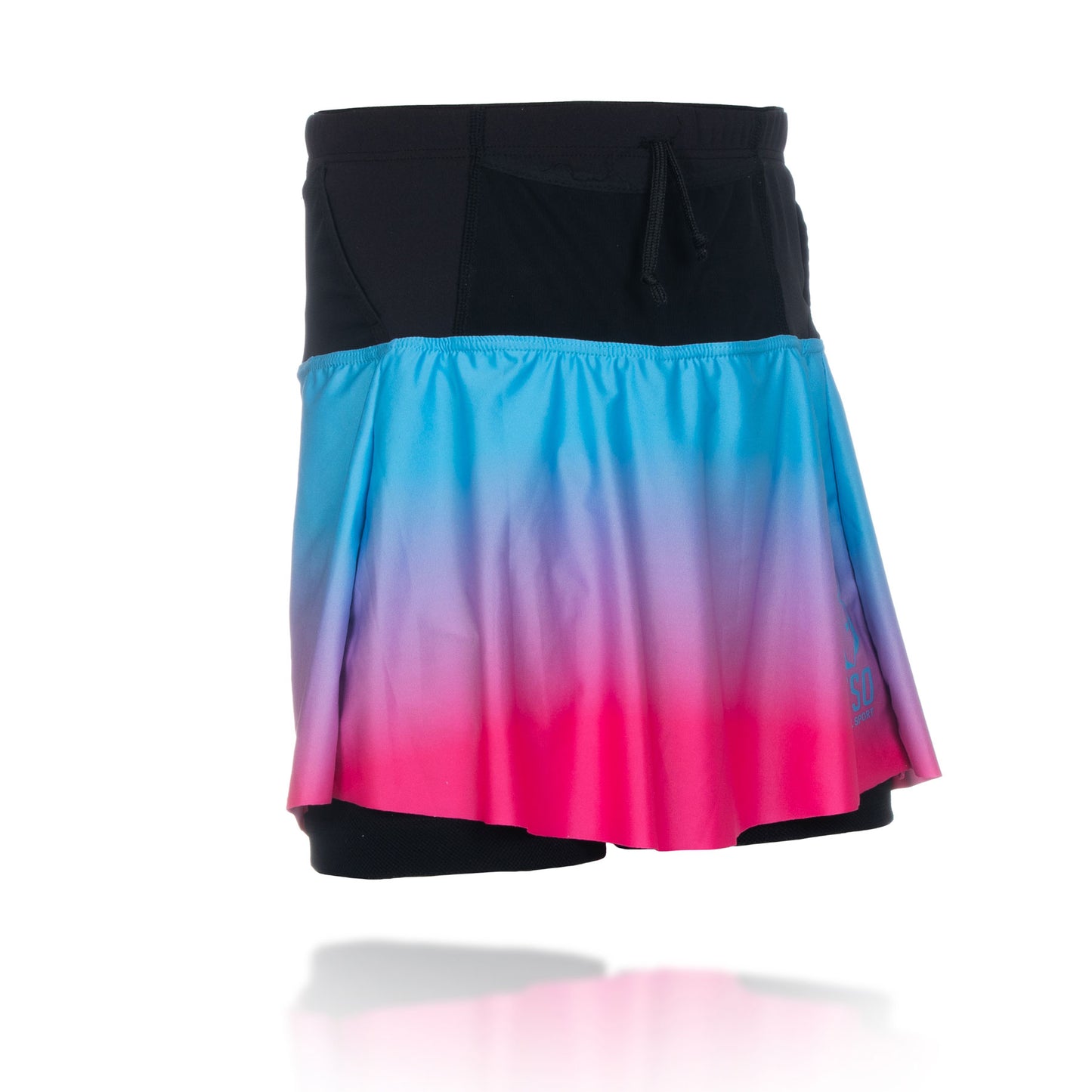 Saia feminina - Light Blue & Fluo Pink