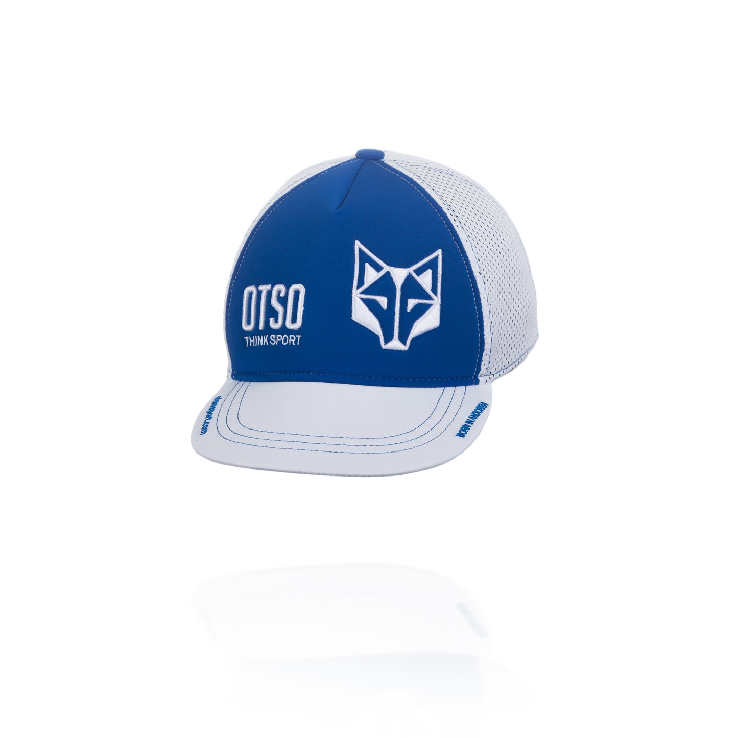 Boné snapback - Azul Elétrico e Branco