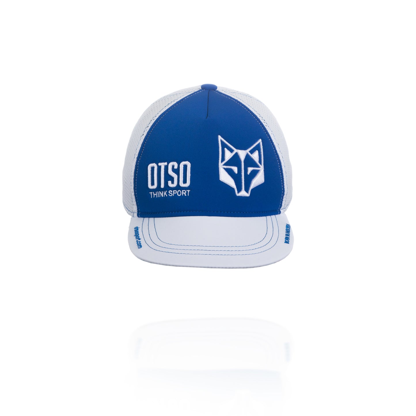 Boné snapback - Azul Elétrico e Branco