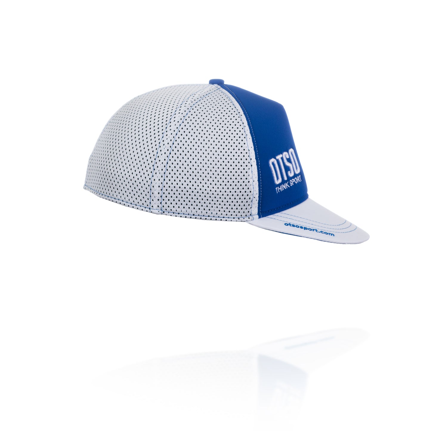 Boné snapback - Azul Elétrico e Branco