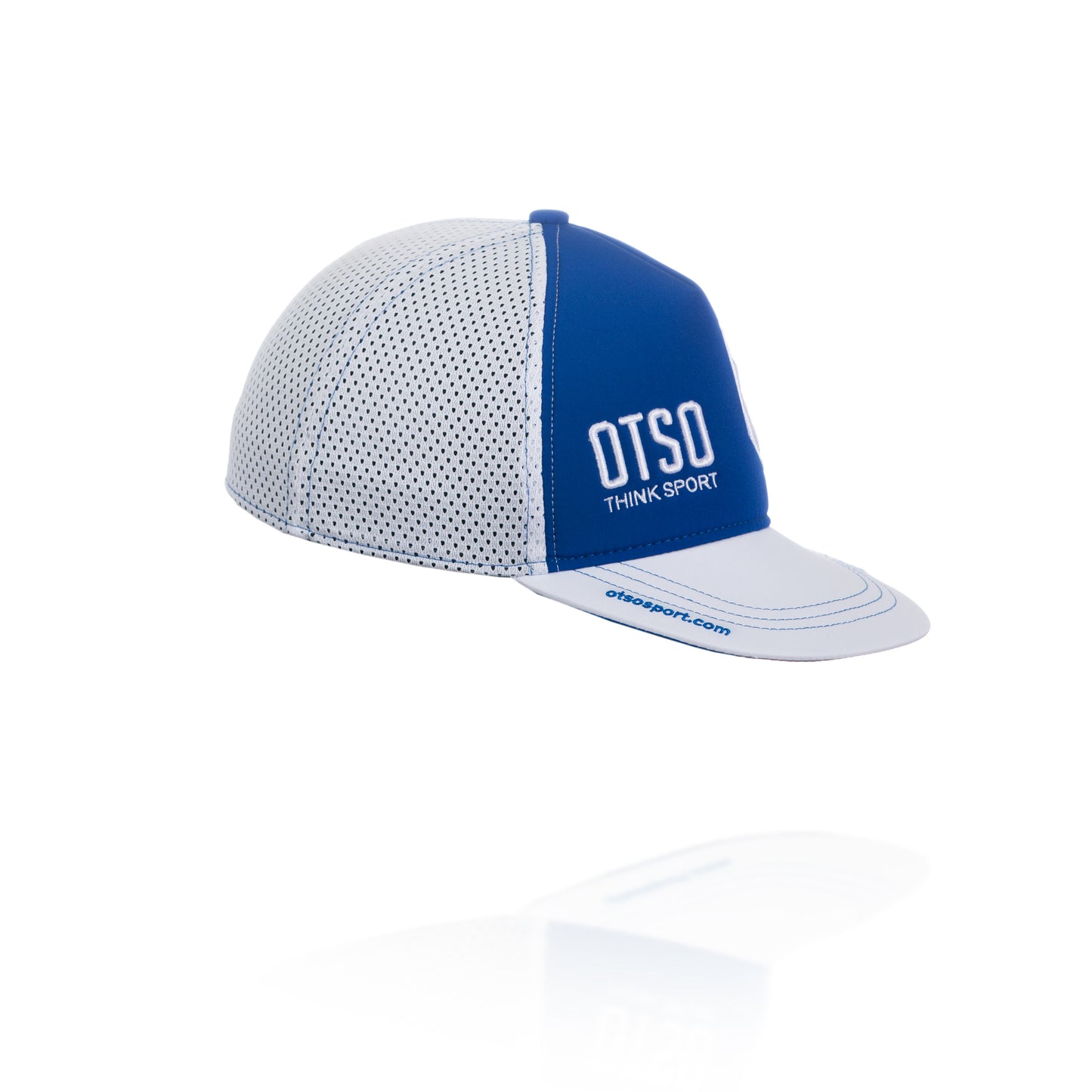 Boné snapback - Azul Elétrico e Branco