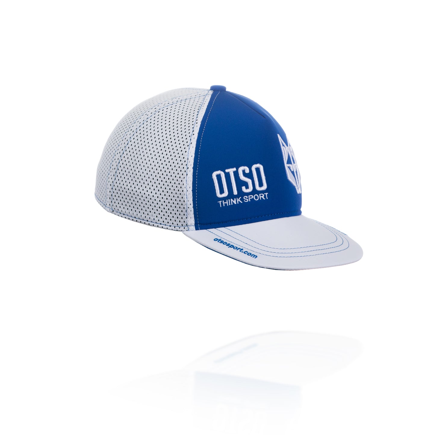 Boné snapback - Azul Elétrico e Branco