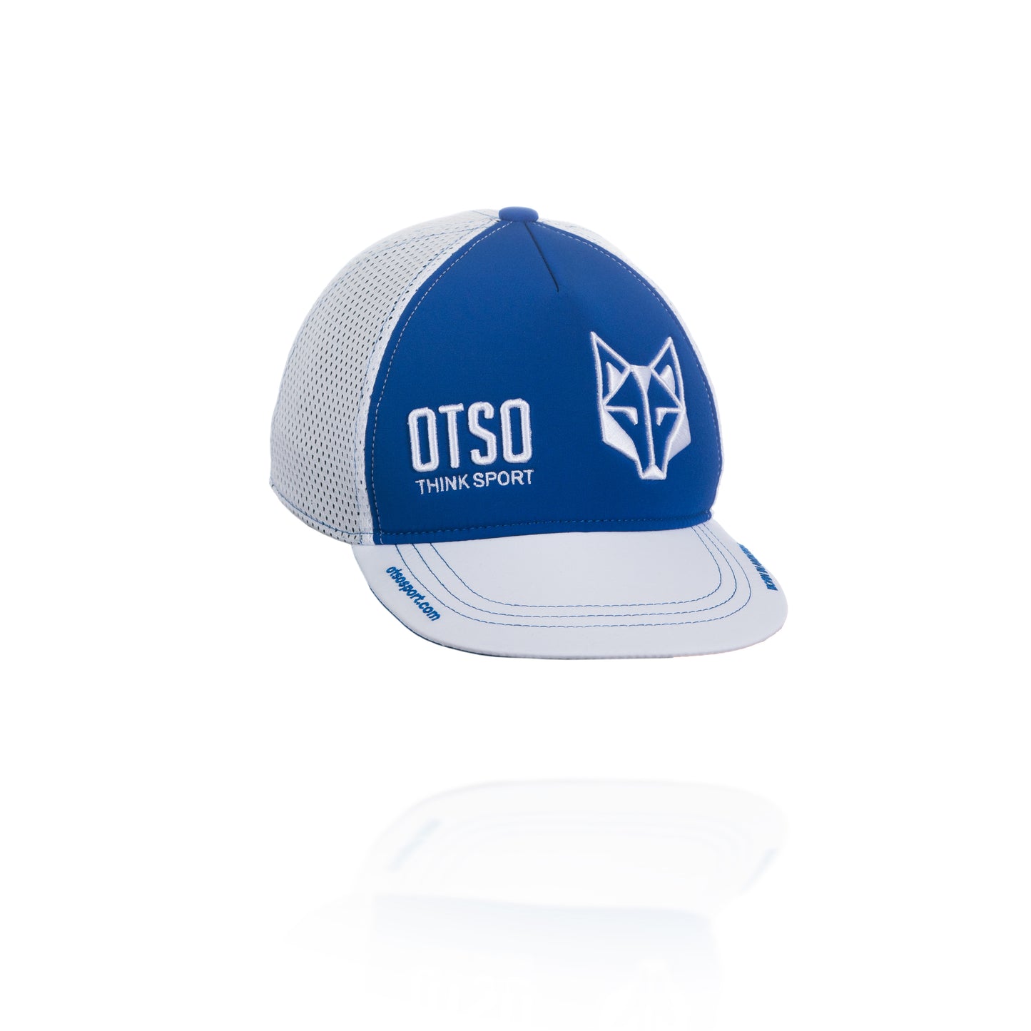 Boné snapback - Azul Elétrico e Branco