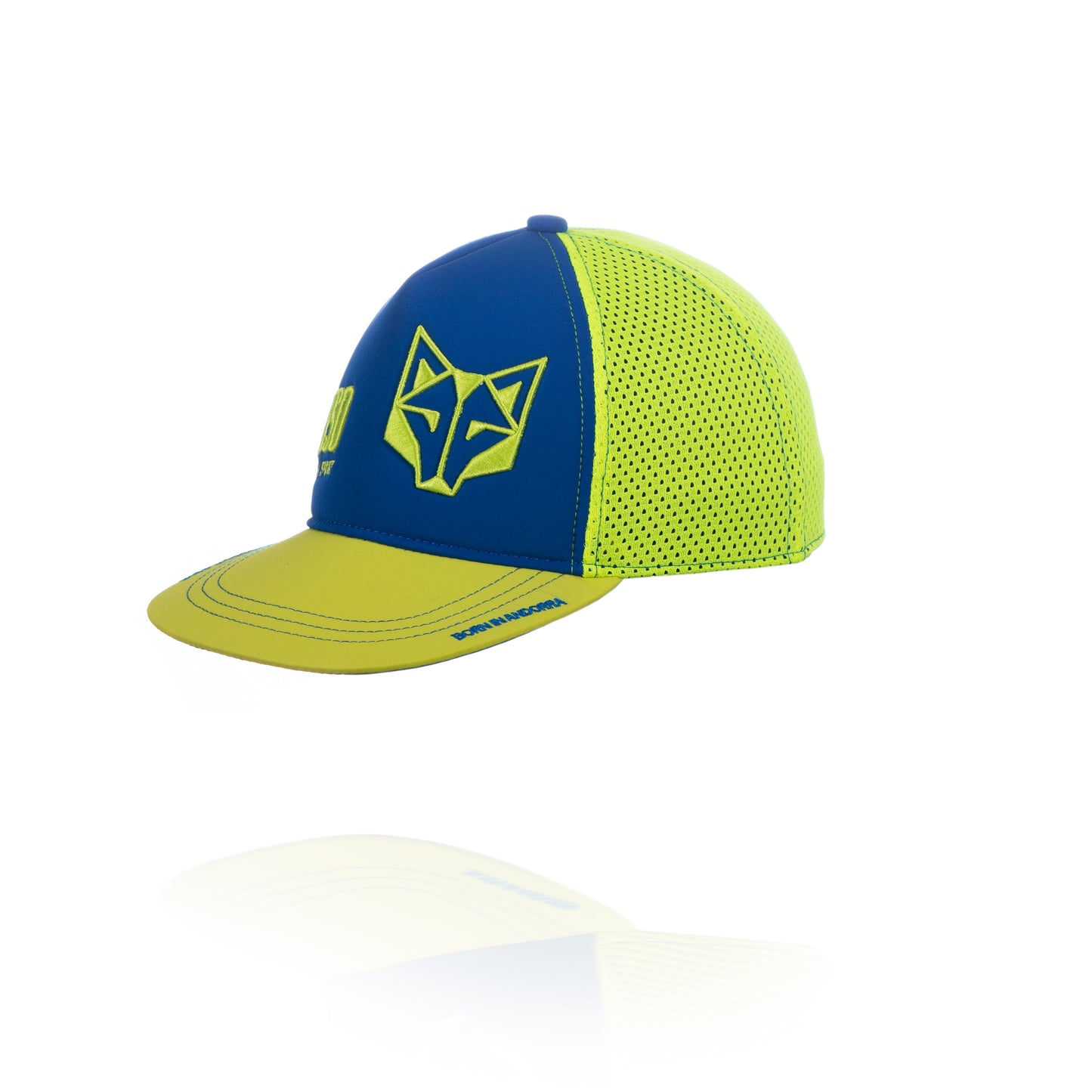 Gorra snapback - Electric Blue & Fluo Yellow