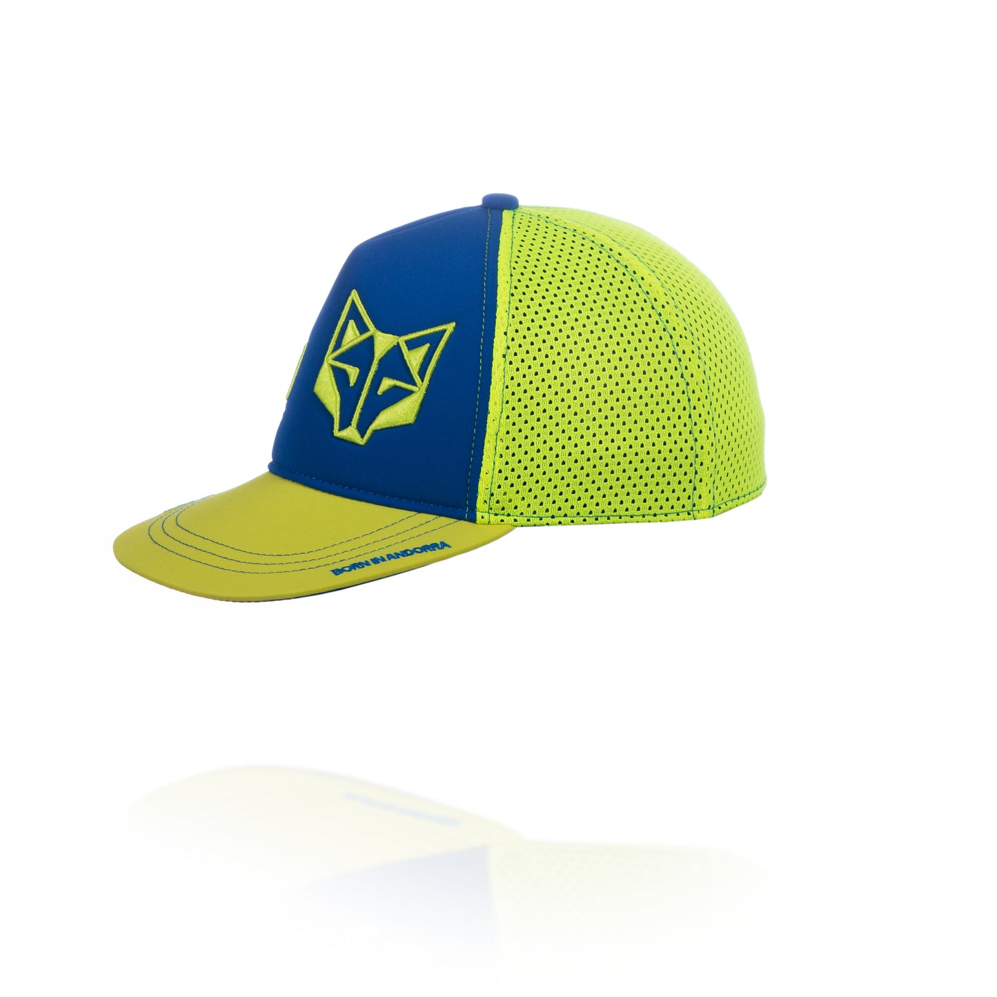 Gorra snapback - Electric Blue & Fluo Yellow