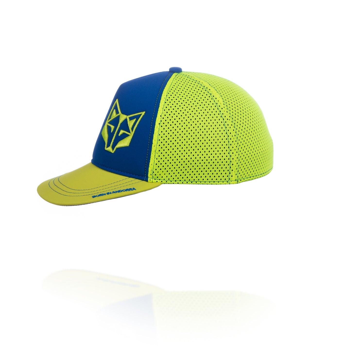 Gorra snapback - Electric Blue & Fluo Yellow