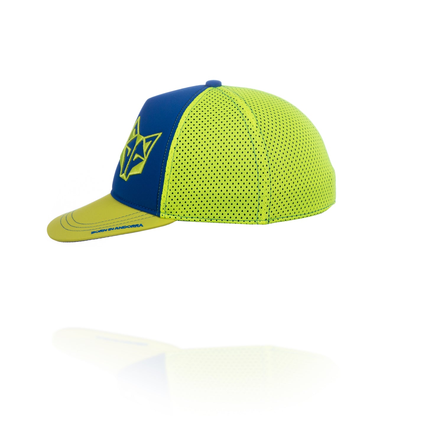 Gorra snapback - Electric Blue & Fluo Yellow