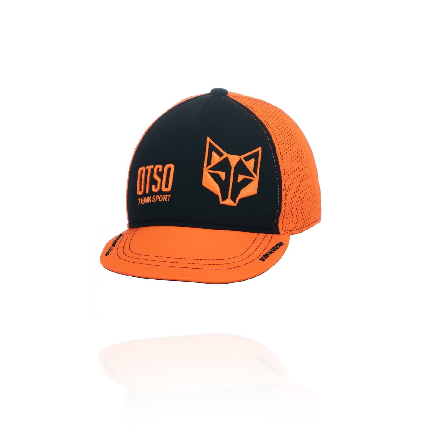 Gorra Snapback - Black & Fluo Orange
