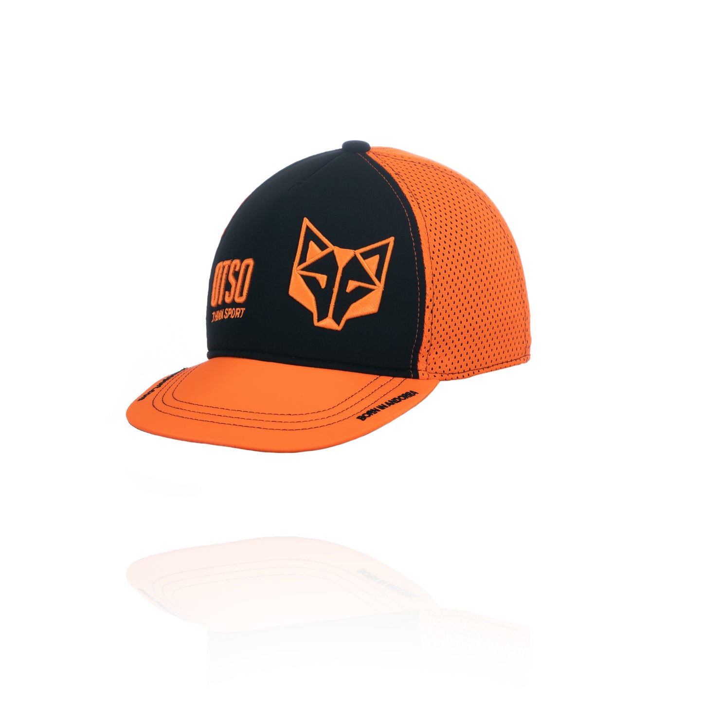 Gorra Snapback - Black & Fluo Orange