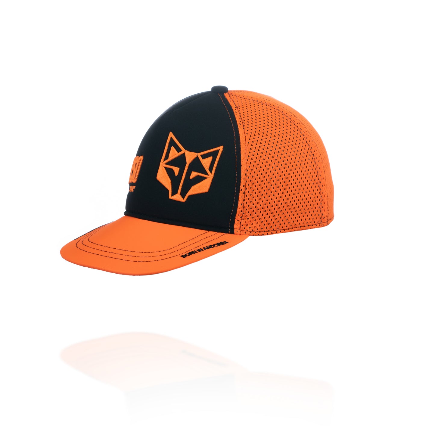 Gorra Snapback - Black & Fluo Orange