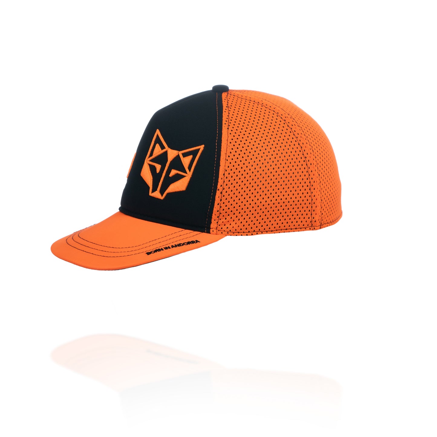 Gorra Snapback - Black & Fluo Orange