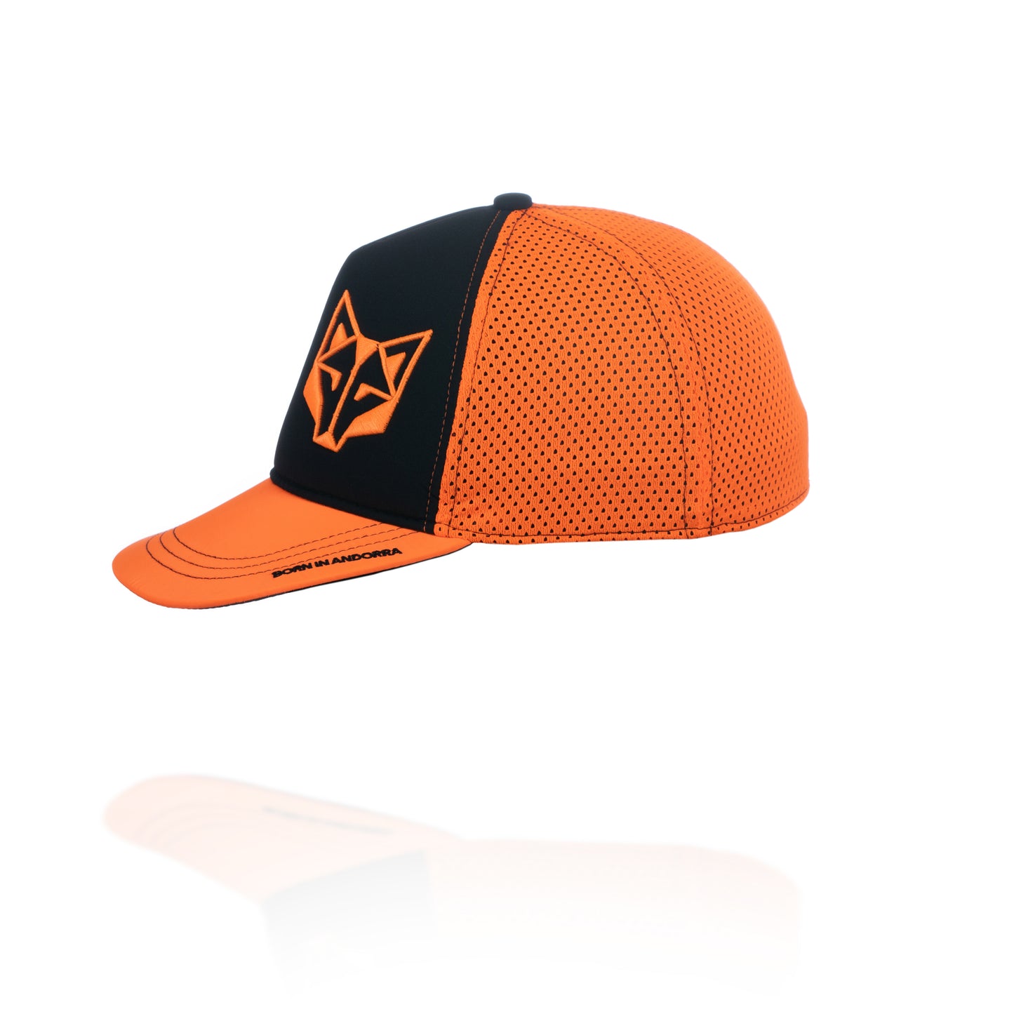 Gorra Snapback - Black & Fluo Orange