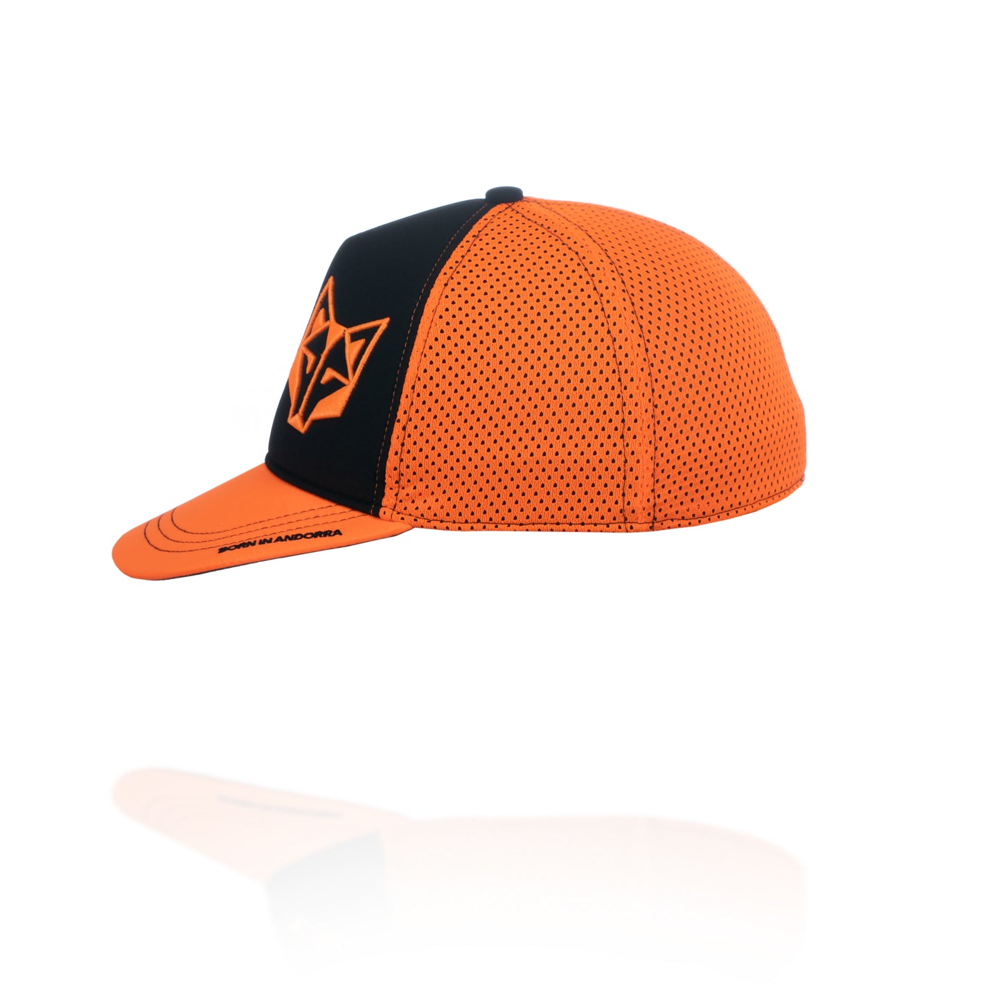 Gorra Snapback - Black & Fluo Orange