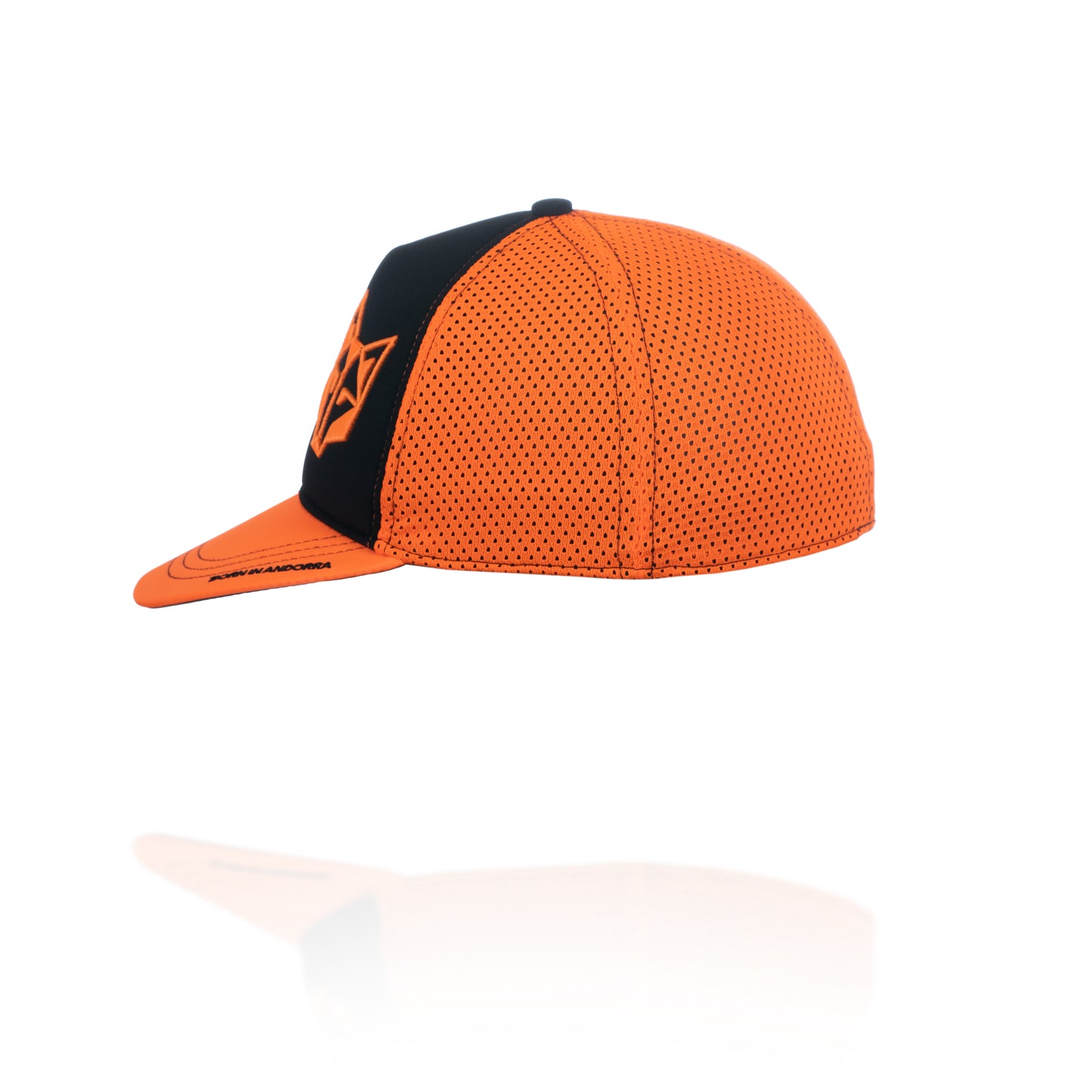 Gorra Snapback - Black & Fluo Orange