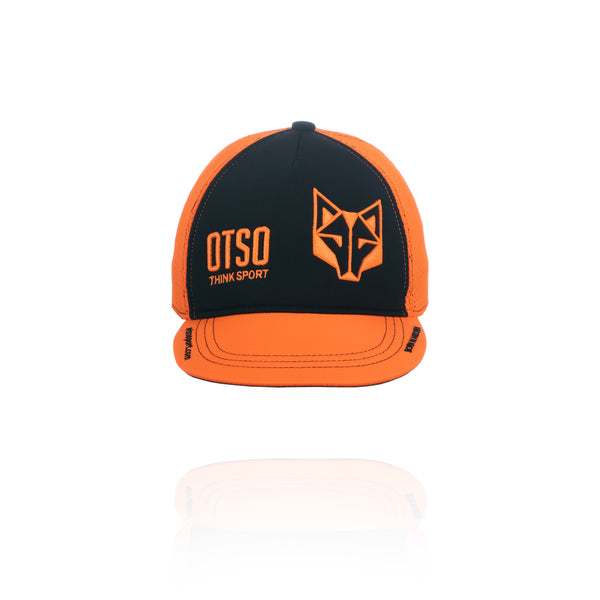 Gorra Snapback - Black & Fluo Orange