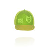 Gorra Snapback - Fluo Green & Fluo Yellow